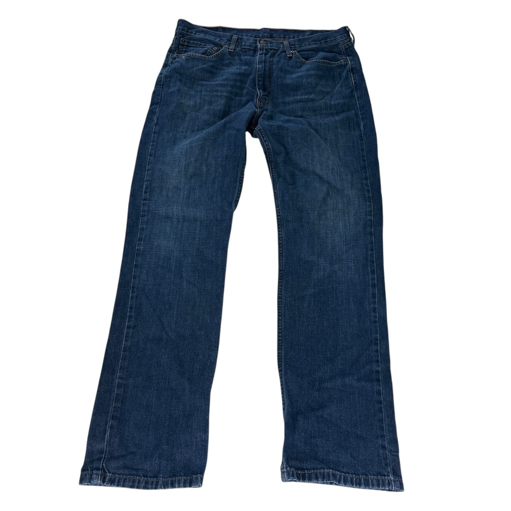 Levis 514 Straight Fit Jeans Mens 36x34 Dark Wash Blue Denim 100% Cotton